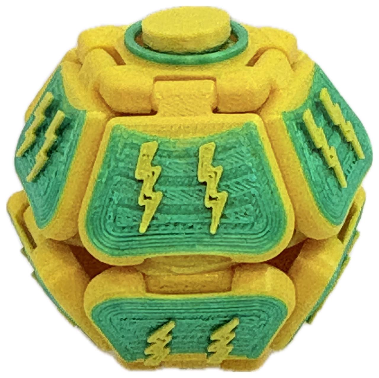 Mamolitk Spark amarelo e verde com raios